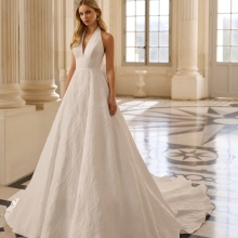 BONY Wedding Dress Aire Barcelona Collection 2027 | Paris Boutique