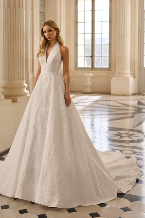 BONY Wedding Dress Aire Barcelona Collection 2027 | Paris Boutique