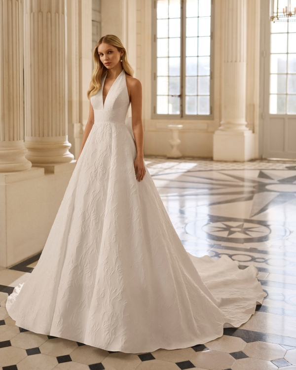 BONY Wedding Dress Aire Barcelona Collection 2027 | Paris Boutique