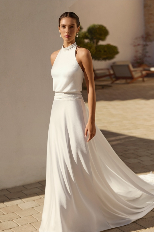 RAINBOW Wedding Dress Aire Barcelona Collection 2027 | Paris Boutique