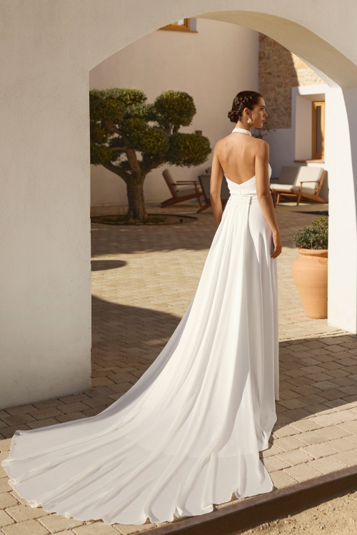 RAINBOW Wedding Dress Aire Barcelona Collection 2027 | Paris Boutique