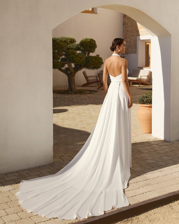 RAINBOW Wedding Dress Aire Barcelona Collection 2027 | Paris Boutique