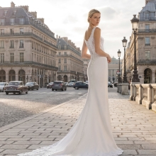 TELINE Wedding Dress Aire Barcelona Collection 2027 | Paris Boutique