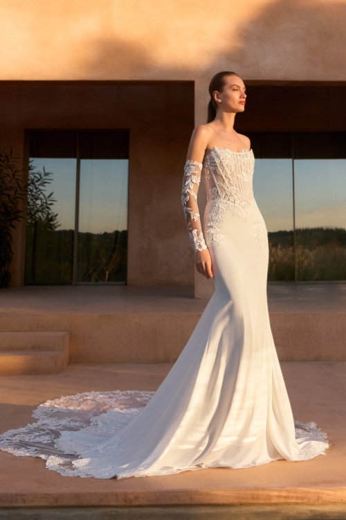 CATRYL Wedding Dress Pronovias collection 2027 | Boutique Paris