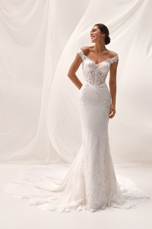 DANOA Wedding Dress Pronovias collection 2027 | Boutique Paris