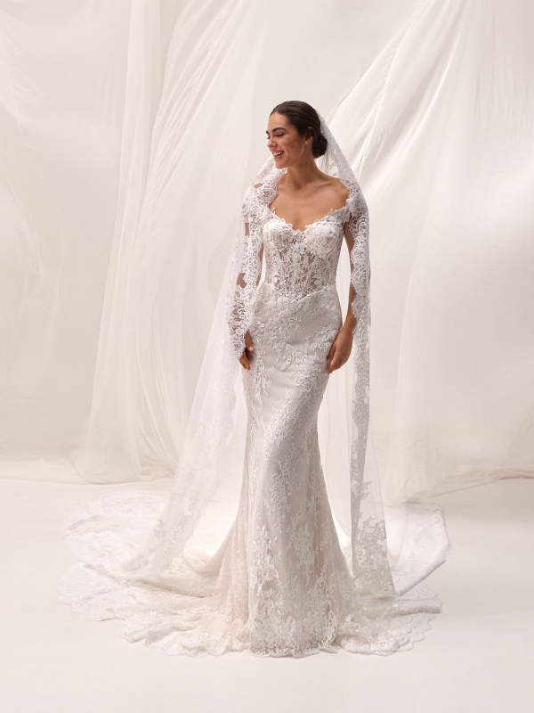 DANOA Wedding Dress Pronovias collection 2027 | Boutique Paris DANOA Wedding Dress Pronovias collection 2027 | Boutique Paris