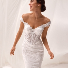 DANOA Wedding Dress Pronovias collection 2027 | Boutique Paris DANOA Wedding Dress Pronovias collection 2027 | Boutique Paris