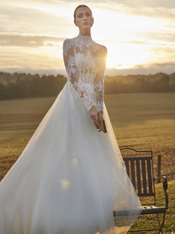 MARISAL Wedding Dress White one Collection 2027 Paris Boutique