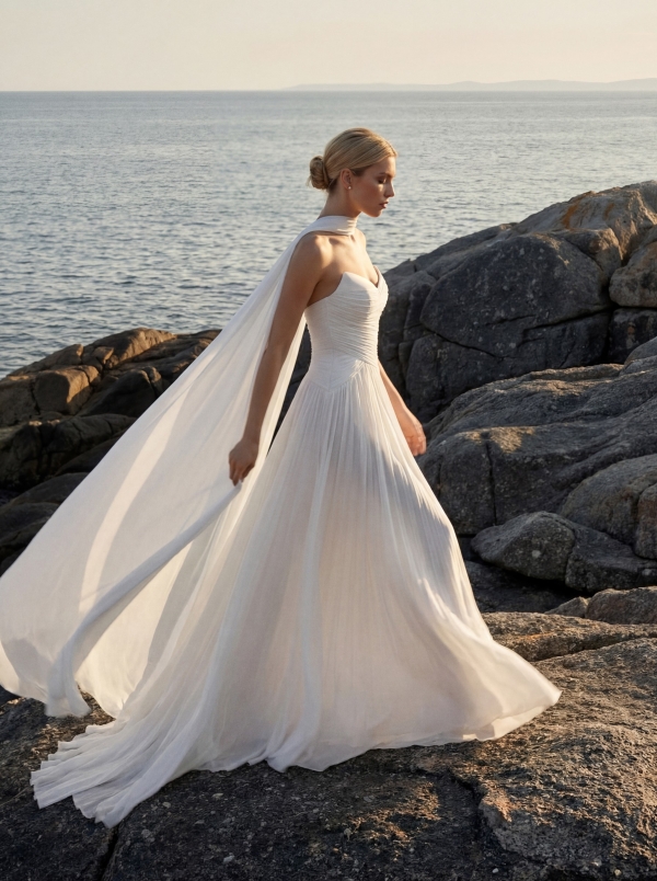 SURENDER Wedding Dress Pronovias collection 2027 | Boutique Paris SURENDER Wedding Dress Pronovias collection 2027 | Boutique Paris