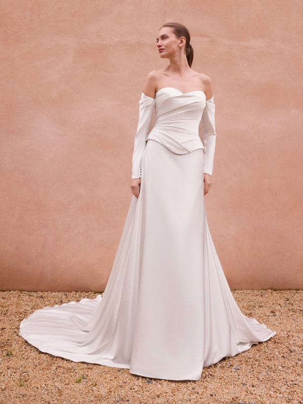 TZARA Wedding Dress Pronovias collection 2027 | Boutique Paris TZARA Wedding Dress Pronovias collection 2027 | Boutique Paris
